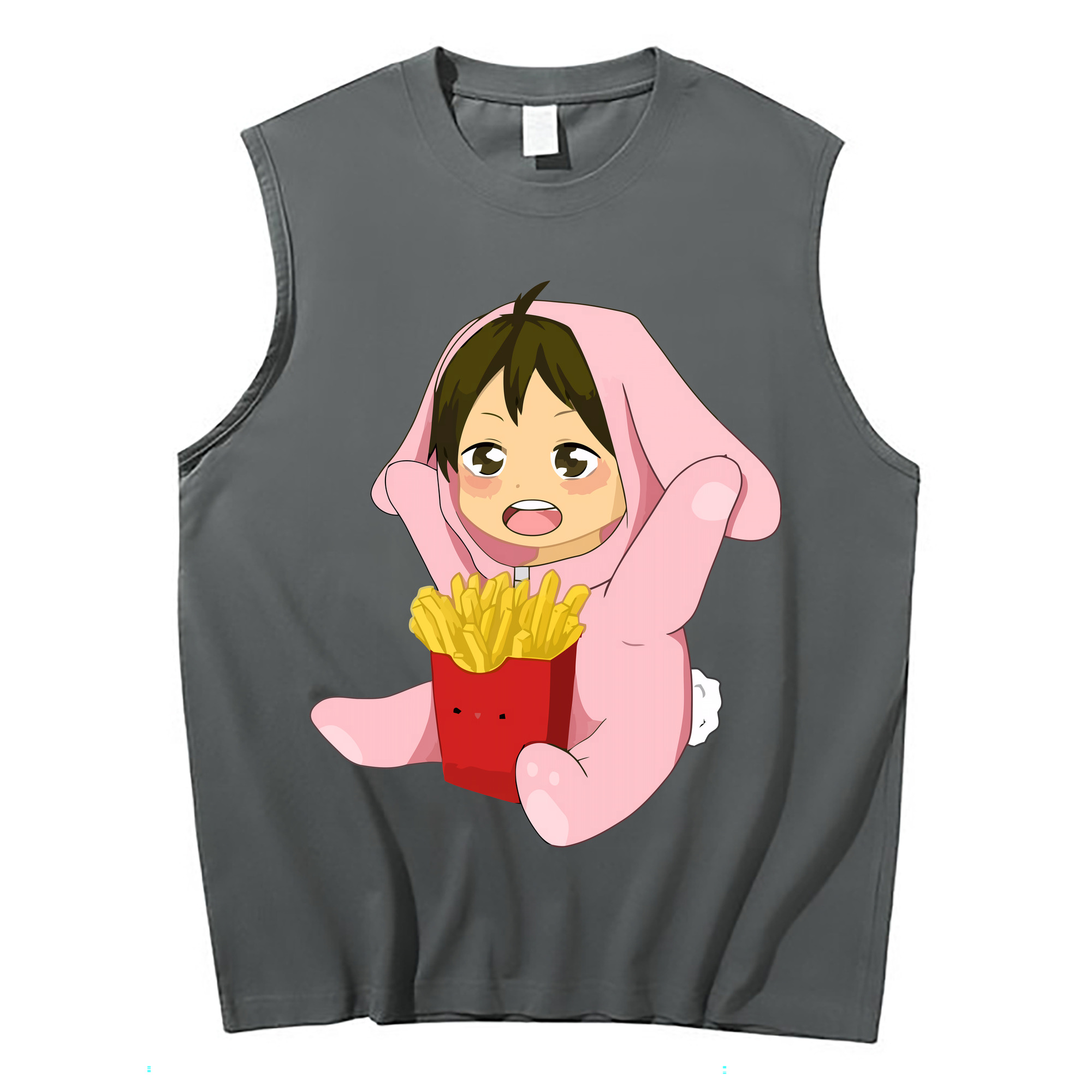 （画像用） ハイキュー!! Haikyu!! コットン100％タンクトップ（フロントプリント）